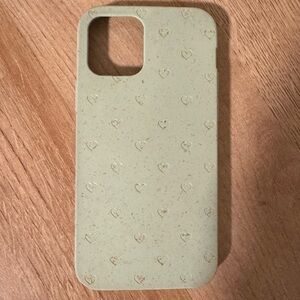 Pela Sage Green Hearts iPhone 12/ iPhone 12 Pro Case